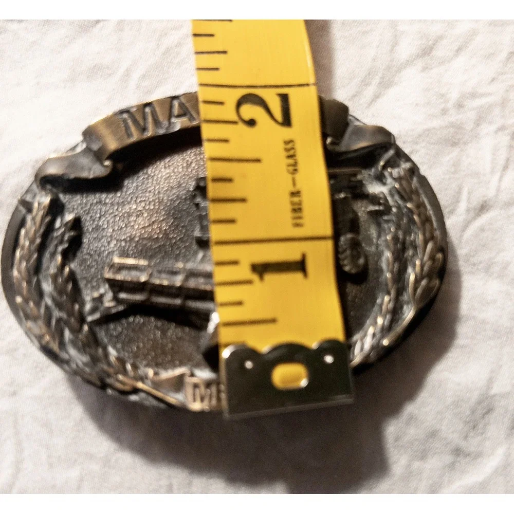 Vintage 1986 Massey Dealer Launch Limited Western Belt Buckle‎ Farming